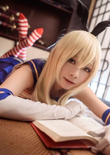 舰队Collection 岛风cosplay图片