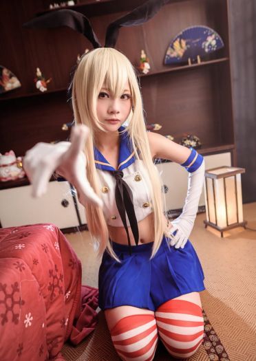 舰队Collection 岛风cosplay图片