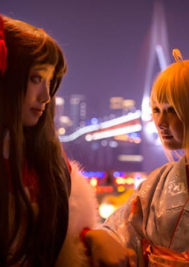 Cos正片 远坂凛新春和服·Saber晴着