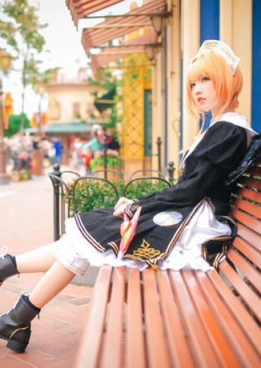 魔卡少女樱 木之本樱  黑天使插画 cosplay