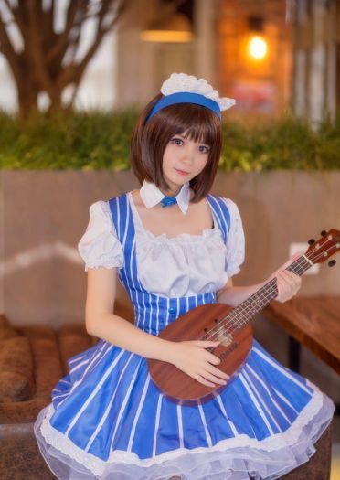 路人女主的养成方法 加藤惠女仆 cosplay