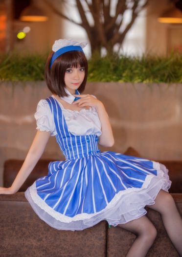 路人女主的养成方法 加藤惠女仆 cosplay