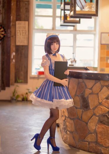 路人女主的养成方法 加藤惠女仆 cosplay