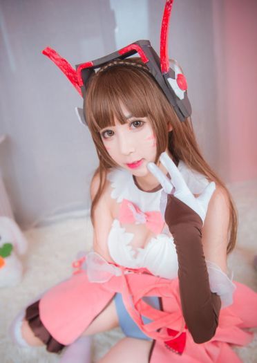 守望先锋 魔法少女D.Va cosplay