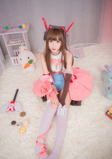 守望先锋 魔法少女D.Va cosplay