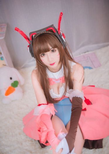 守望先锋 魔法少女D.Va cosplay
