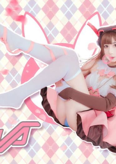 守望先锋 魔法少女D.Va cosplay