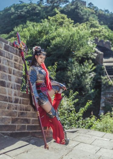 长枪独守大唐魂 cosplay