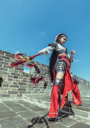 长枪独守大唐魂 cosplay