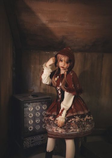 犬神洛洛子 暗黑小红帽 cosplay