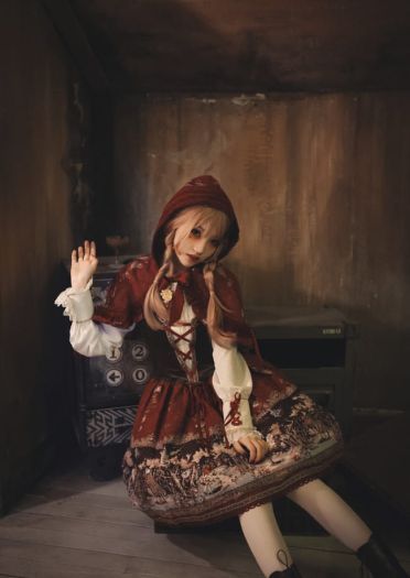 犬神洛洛子 暗黑小红帽 cosplay