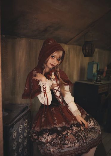 犬神洛洛子 暗黑小红帽 cosplay