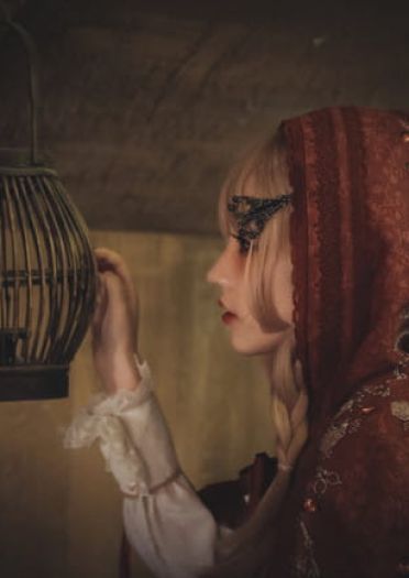 犬神洛洛子 暗黑小红帽 cosplay