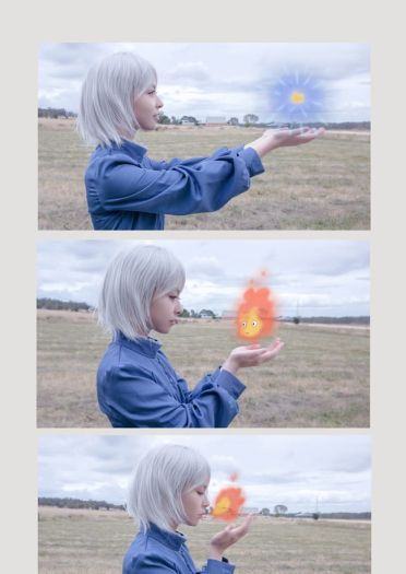 哈尔的移动城堡cosplay