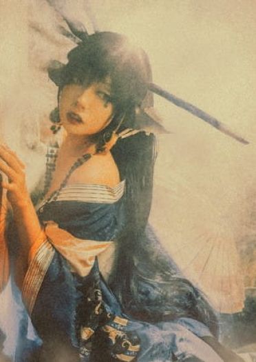 lovelive田园海未花魁 海 cosplay图片