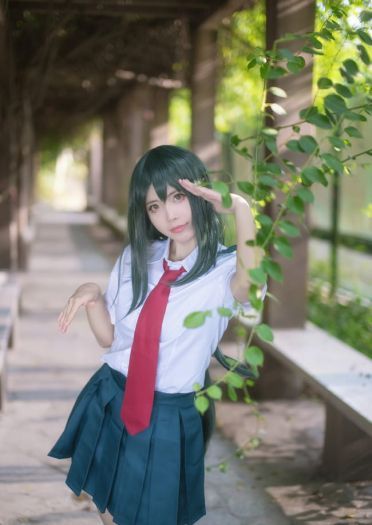 蛙吹梅雨-我的英雄学院cosplay