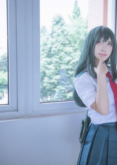 蛙吹梅雨-我的英雄学院cosplay