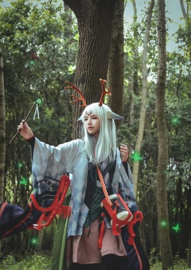 阴阳师 小鹿男拟人 cosplay