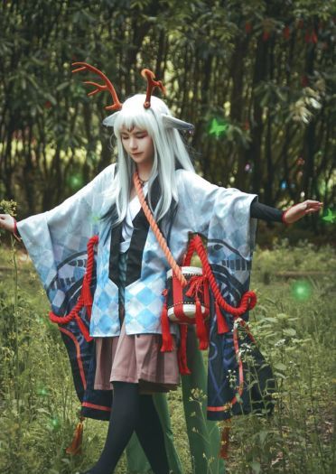 阴阳师 小鹿男拟人 cosplay