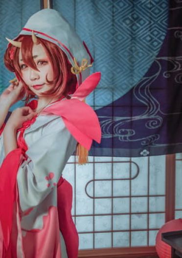 阴阳师桃花妖cosplay