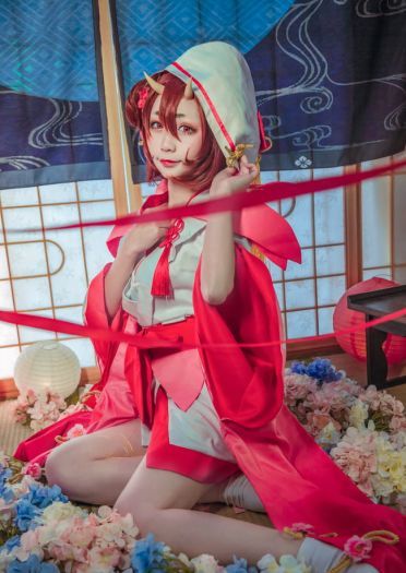 阴阳师桃花妖cosplay
