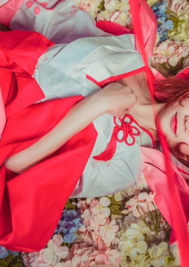 阴阳师桃花妖cosplay