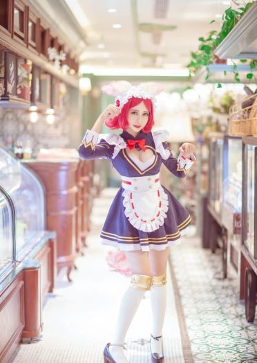 王者荣耀 女仆咖啡·妲己 cosplay
