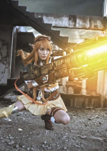 全职高手 苏沐橙沐雨橙风cosplay图片