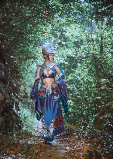 剑侠情缘网络版叁  五毒成女 cosplay图片