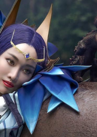 王者荣耀 荡秋千仲夏夜之梦 貂蝉 cosplay图片