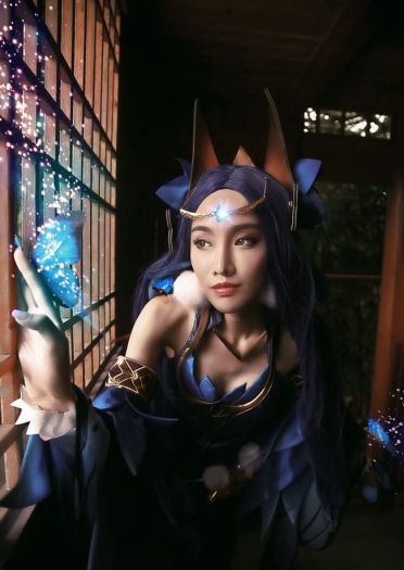 王者荣耀 荡秋千仲夏夜之梦 貂蝉 cosplay图片