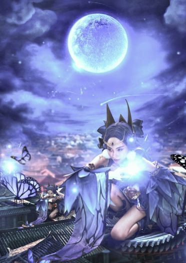 王者荣耀 荡秋千仲夏夜之梦 貂蝉 cosplay图片