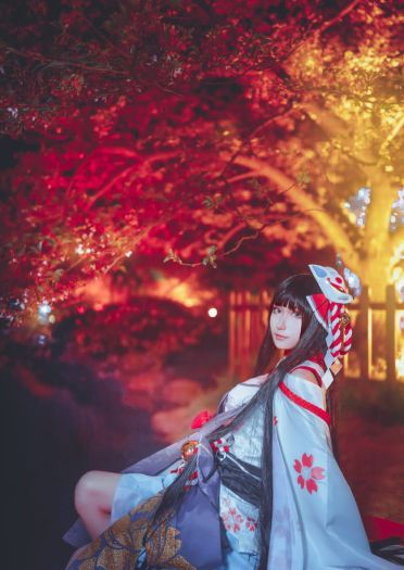 阴阳师 雪女·月见之樱 cosplay