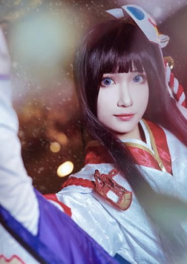 阴阳师 雪女·月见之樱 cosplay
