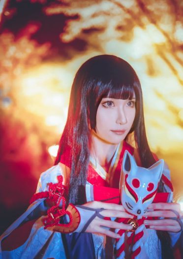 阴阳师 雪女·月见之樱 cosplay