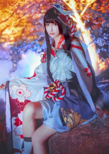 阴阳师 雪女·月见之樱 cosplay
