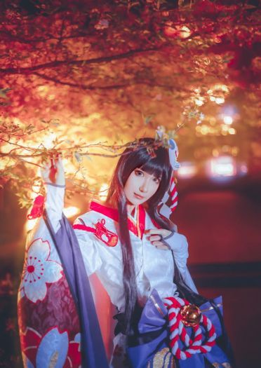 阴阳师 雪女·月见之樱 cosplay