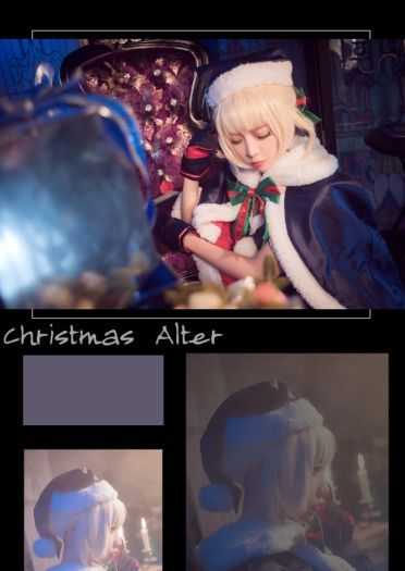 《fate/grand order》阿尔托莉雅·潘德拉贡 圣诞快乐