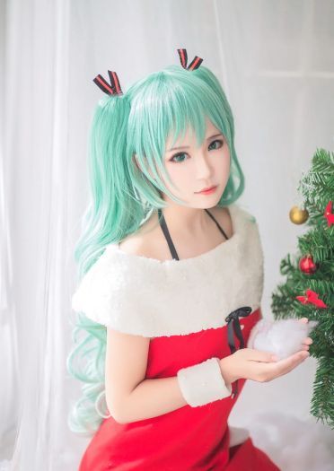 VOCALOID 圣诞初音未来 cosplay