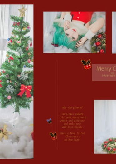 VOCALOID 圣诞初音未来 cosplay