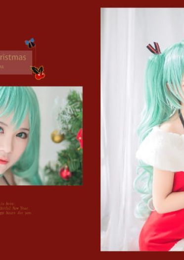 VOCALOID 圣诞初音未来 cosplay
