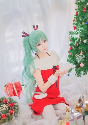 VOCALOID 圣诞初音未来 cosplay