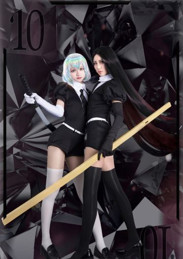 宝石之国 钻石组cosplay图片(1)