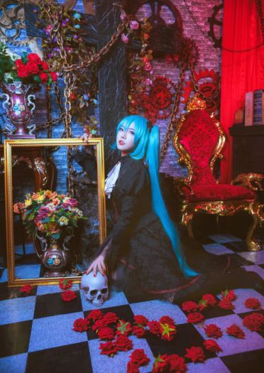 初音Miku吸血鬼cos