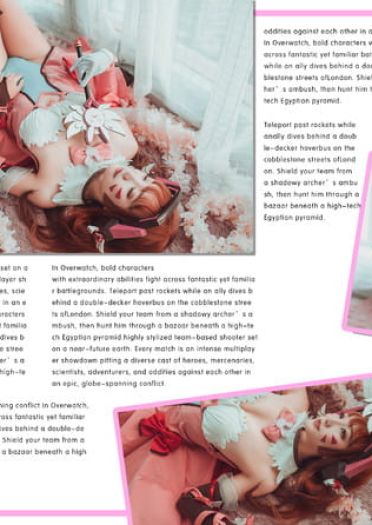 魔法少女d.va cosplay