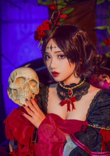 王者荣耀 露娜 哥特玫瑰