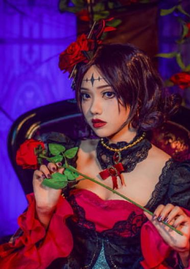 王者荣耀 露娜 哥特玫瑰