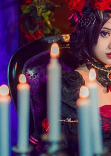 王者荣耀 露娜 哥特玫瑰