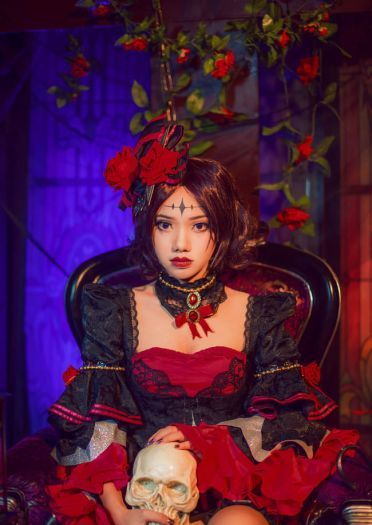 王者荣耀 露娜 哥特玫瑰