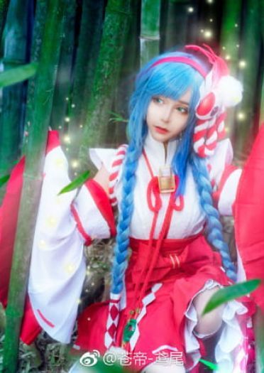 王者荣耀 伊势巫女大乔 cosplay图片(1)
